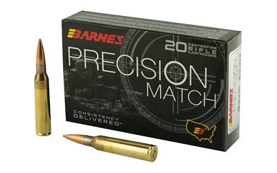 Barnes Precision Match .338 Lapua Magnum 300-grain OTM BT ammunition