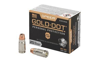 Speer Gold Dot 357 Sig 125-grain Hollow Point ammunition 20 ct