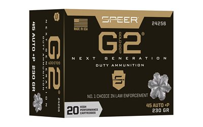 Speer Gold Dot G2 .45 ACP 230-grain G2 hollow point ammunition