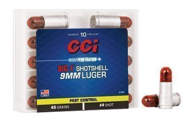 CCI Big 4 9mm Luger #4 shotshell 10-round box