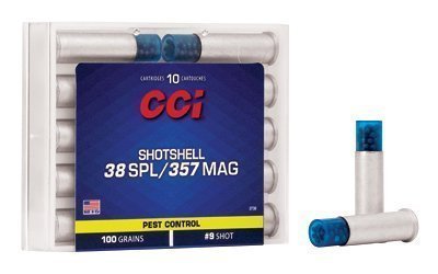 CCI Pest Control 38 Spl/357 Mag 100-grain #9 shot shotshell ammunition