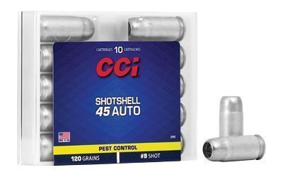 CCI Shotshell 45 ACP #9 shot 10-round handgun shotshells