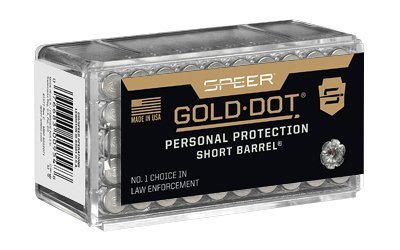 Speer Gold Dot Short Barrel .22 WMR 40-grain GDHP ammunition