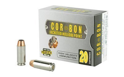 Cor-Bon Self Defense JHP 10mm 165-grain hollow point ammunition