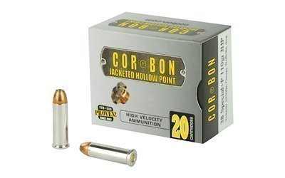 Cor-Bon Self-Defense .38 Special +P 110-grain JHP ammunition