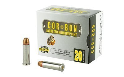 Cor-Bon Self-Defense .38 Special +P 125-grain JHP ammunition