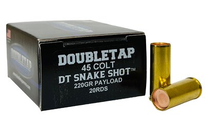 Double Tap SnakeShot 220-grain #9 shot handgun shotshell 20-round box