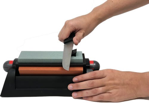 AccuSharp Tri-Stone Sharpening System 064C three-stone sharpener