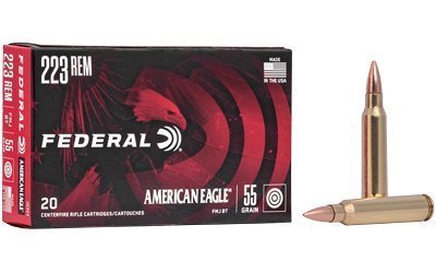 Federal American Eagle .223 Rem 55-grain Full Metal Jacket Boat-Tail ammunition
