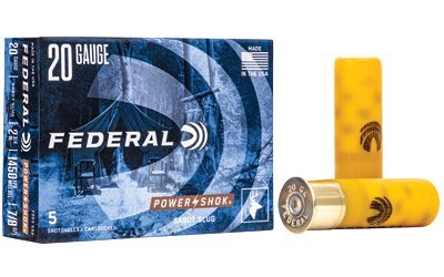 Federal Power-Shok 20 Gauge 2-3/4" 7/8 oz sabot slug ammunition