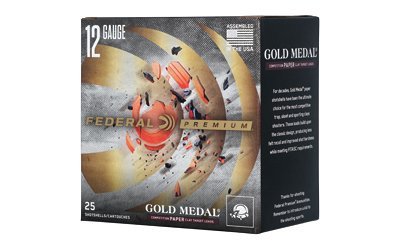 Federal Gold Medal Paper 12 Gauge 2-3/4" 1 oz #8 lead shot ammunition