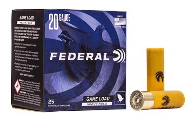 Federal Game-Shok Heavy Field 20 Gauge 2.75in 1 oz #7.5 lead shot ammunition