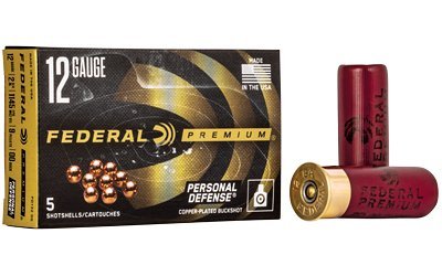 Federal Premium Personal Defense 12ga 2.75in 00 Buck 9-pellet FliteControl ammunition