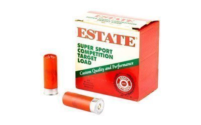 Estate Super Sport 12 Gauge 2 3/4in 1 1/8 oz #8 lead shot ammunition