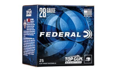 Federal Top Gun Sporting 28 Gauge 2-3/4" 3/4 oz #8 lead shot ammunition box