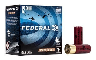 Federal Speed-Shok 12 Gauge 2-3/4" 1-1/8 oz #4 Steel shotshells
