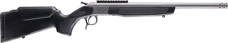 CVA SCOUT TD V3 360 BH 20" - STAINLESS/BLACK SYNTHETIC