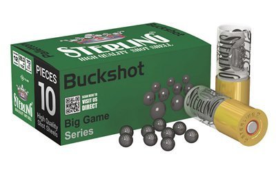 Sterling Big Game 12GA 2.75" 00 Buckshot 9-pellet shotgun shells