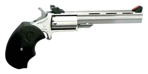 NAA "MINI-MASTER TARGET" COMBO - 22LR/22WMR 4"VR AS S/S RUBBR