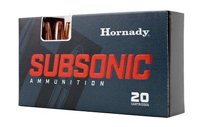Hornady Subsonic .338 ARC 307-grain Sub-X jacketed hollow point ammunition