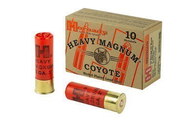 Hornady Heavy Magnum Coyote 12 Gauge 3-inch 00 Buckshot nickel-plated lead