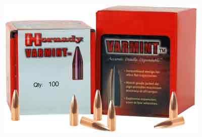 HORNADY BULLETS 22 CAL .224 - 45GR JSP-FP 100CT 40BX/CS