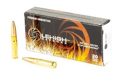 Lehigh Defense Maximum Expansion .300 AAC Blackout 194-grain Boat Tail Hollow Point ammunition