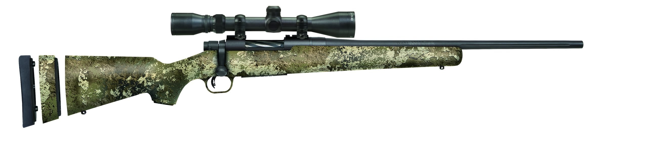 Mossberg Patriot Super Bantam 6.5 Creedmoor 20" fluted barrel rifle with 3-9x40mm scope