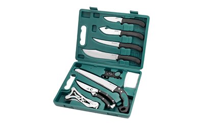 Outdoor Edge Game-Pro 11-piece processing kit blade lengths vary
