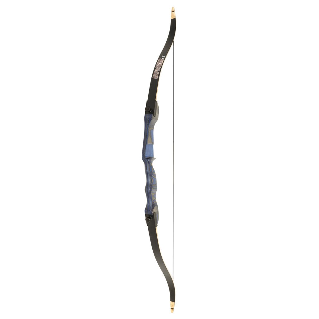October Mountain Explorer CE Recurve Bow Blue 54 in. 15 lbs. LH