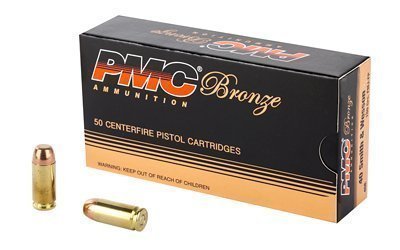 PMC Bronze .40 S&W 180-grain FMJ-FP ammunition