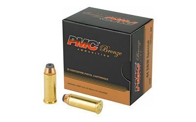 PMC Bronze .44 S&W Special 180-grain Jacketed Hollow Point ammunition
