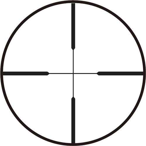 TRUGLO SCOPE BUCKLINE 4X32MM - DUPLEX BLACK W/WEAVER RINGS - Image 2