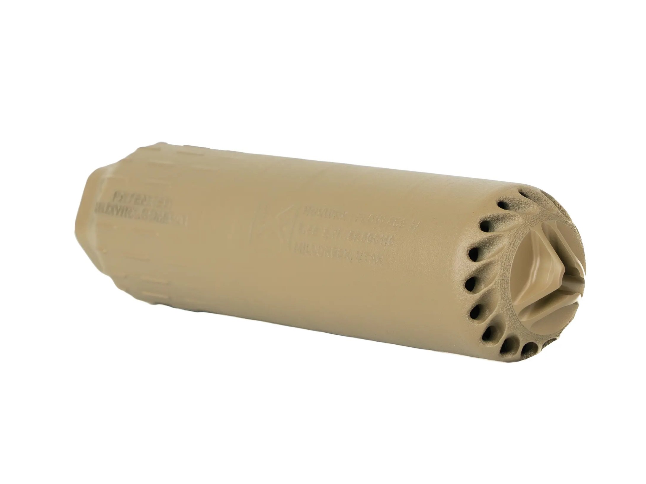 HUXWRX FLOW 556 Ti suppressor .223/5.56 with 1/2x28 flash hider FDE