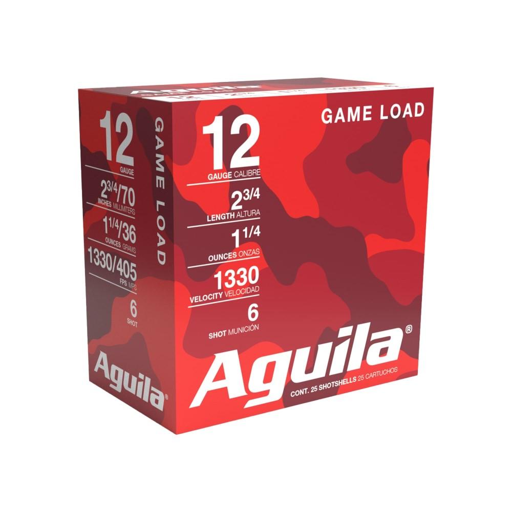 Aguila High Velocity 12 Gauge 2.75in 1-1/4oz 6 shot birdshot shells