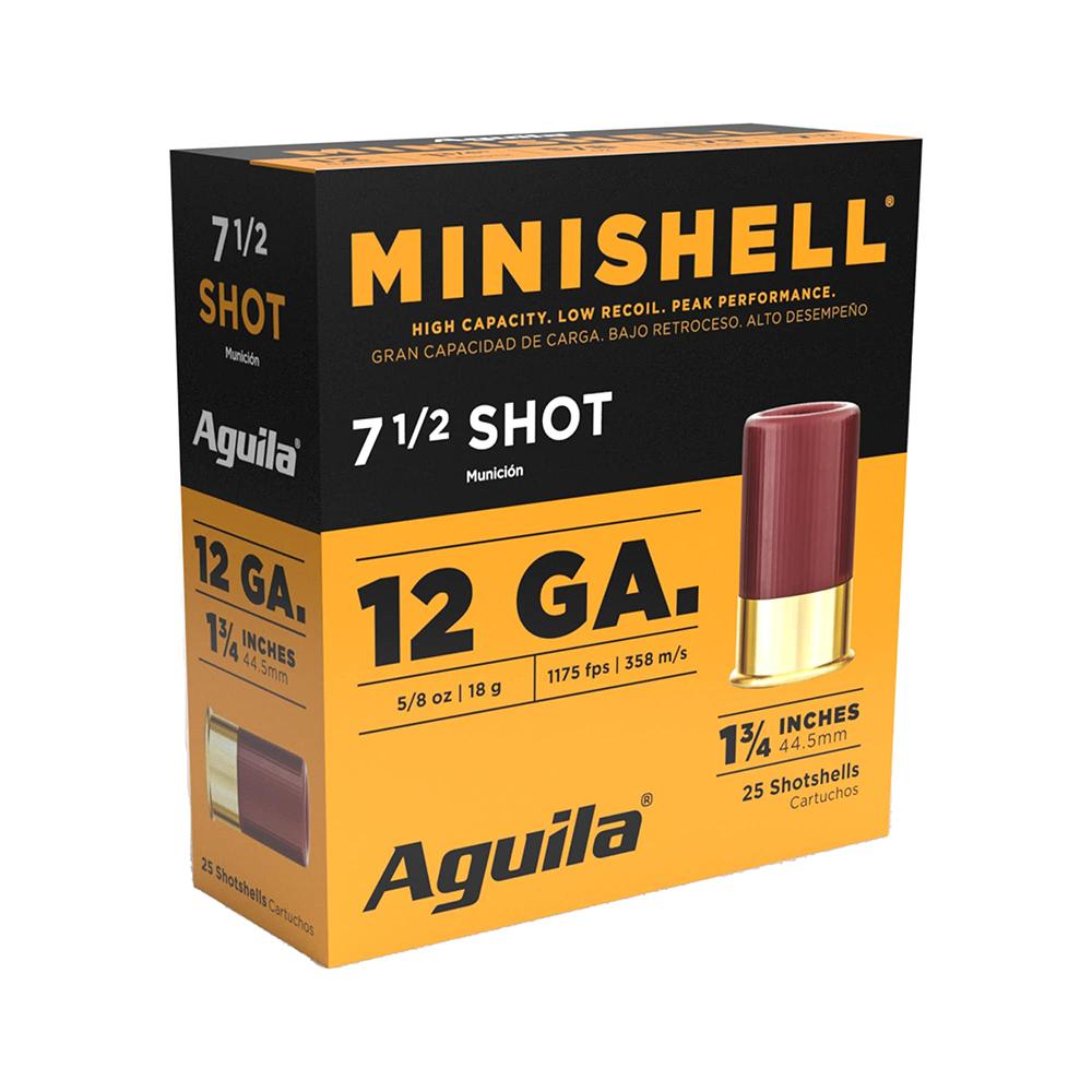 Aguila Minishell 12GA 1.75in 5/8 oz #7.5 shot 25-count box