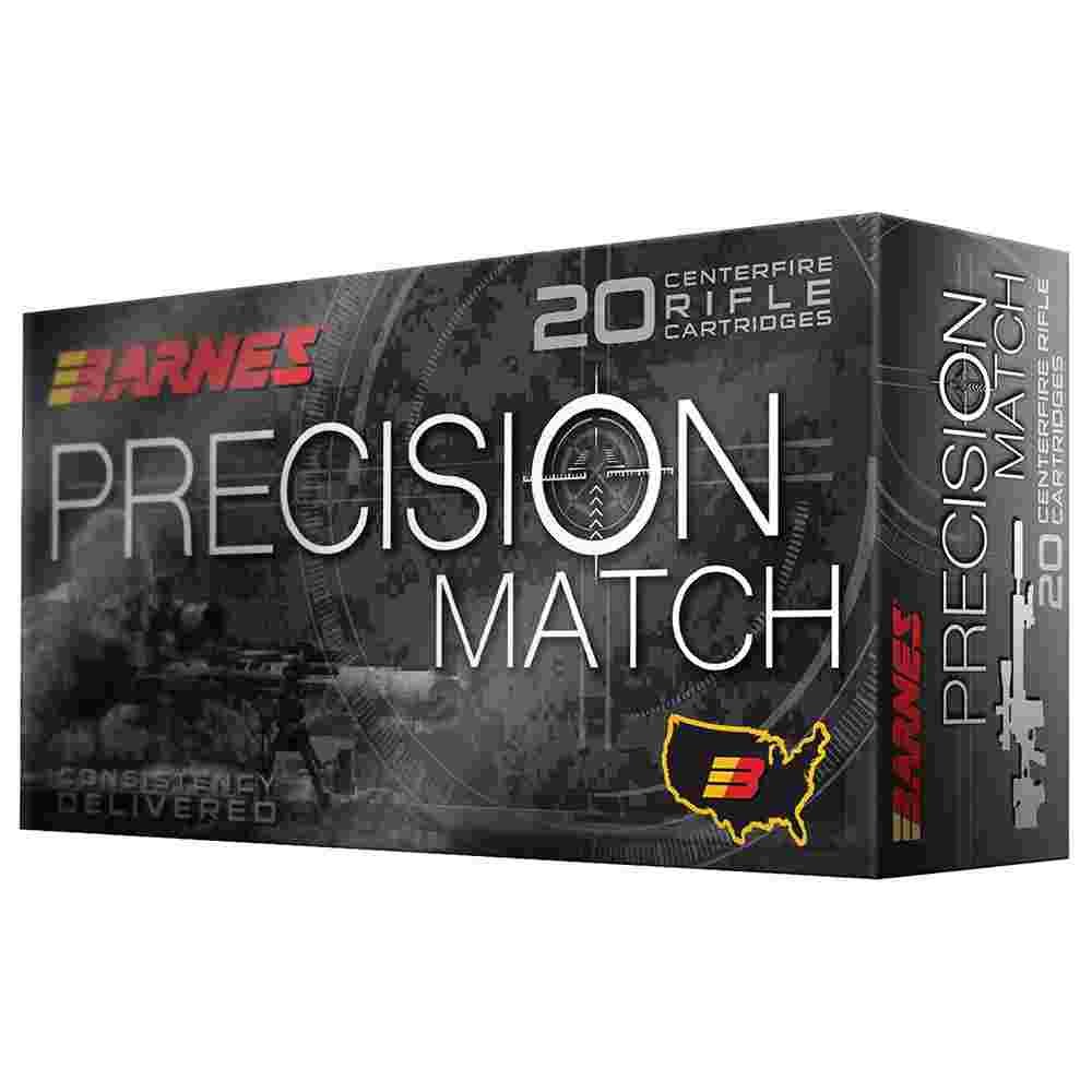 Barnes Precision Match 6.5 PRC 145-grain Open Tip Match Boat Tail ammunition