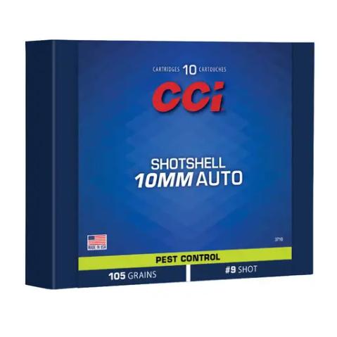CCI Pest Control 10mm Auto #9 HEVI-Bismuth shotshell 10rd box