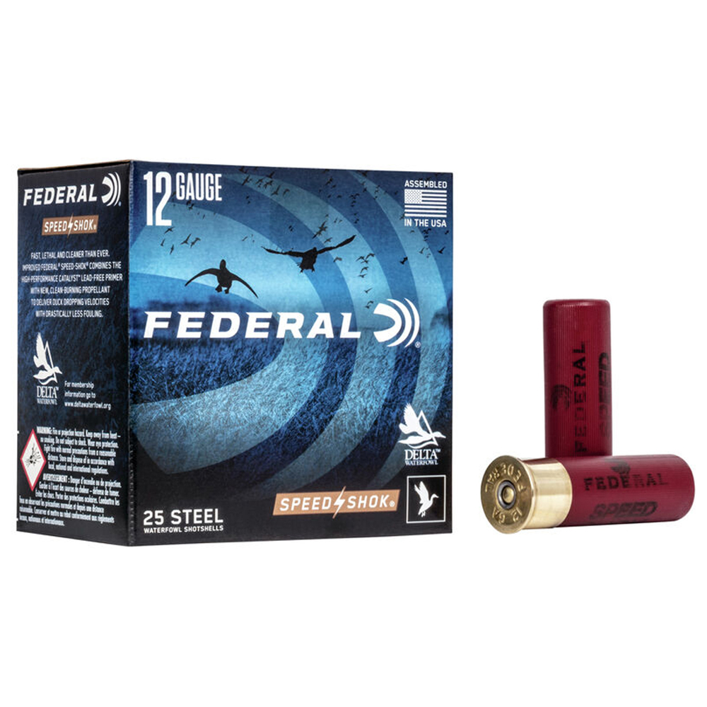 Federal Speed-Shok 12 Gauge 3in 1-1/4oz #1 Steel shot ammunition