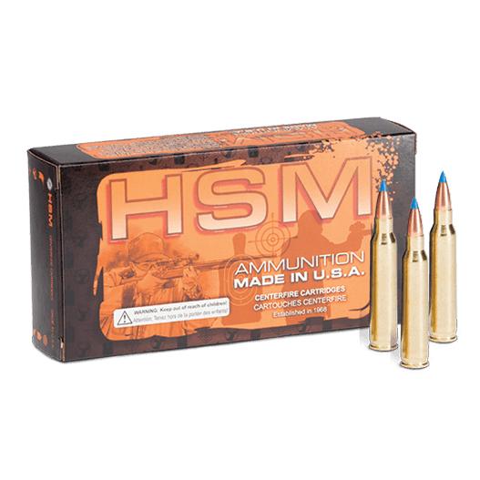 HSM Varmint V-MAX .22 Hornet 35-grain polymer-tipped ammunition 50rd