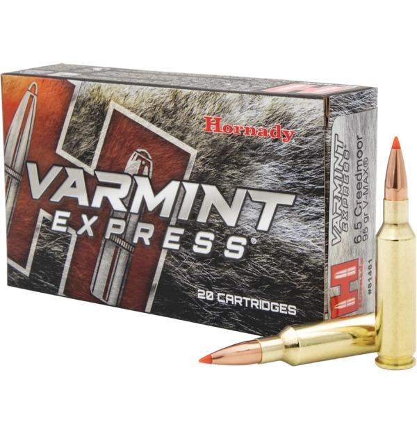 Hornady Varmint Express .224 Valkyrie 60-grain V-MAX ammunition