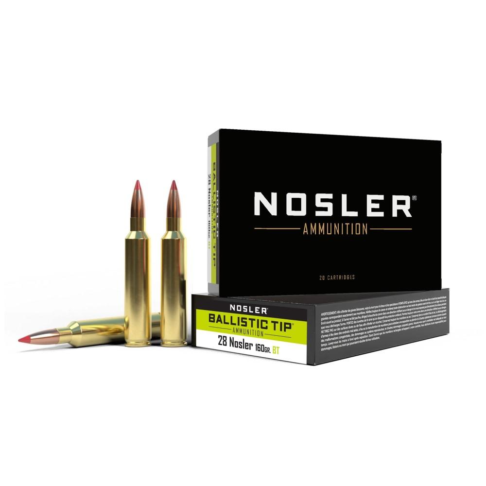 Nosler Ballistic Tip .28 Nosler 160-grain Ballistic Tip 20-round box