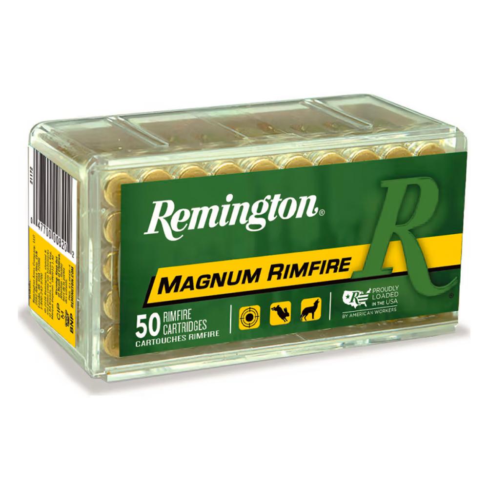 Remington 17 HMR 20-grain Jacketed Soft Point ammunition