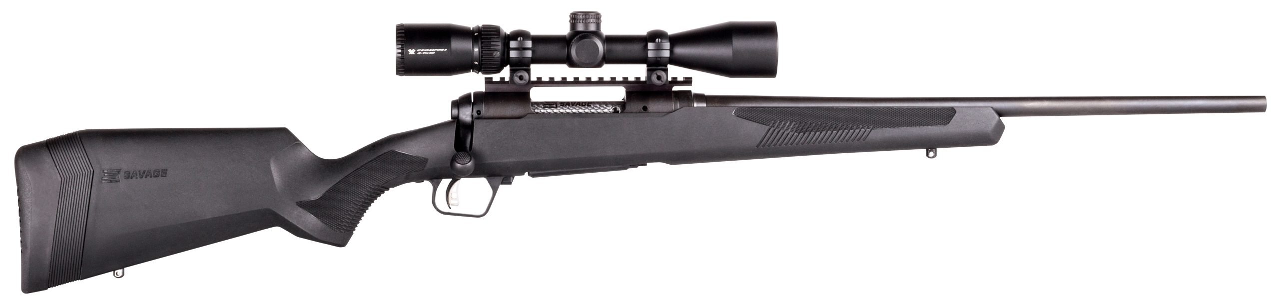 Savage 110 Apex Hunter XP 7mm PRC bolt-action rifle with Vortex Crossfire II 3-9x40 scope
