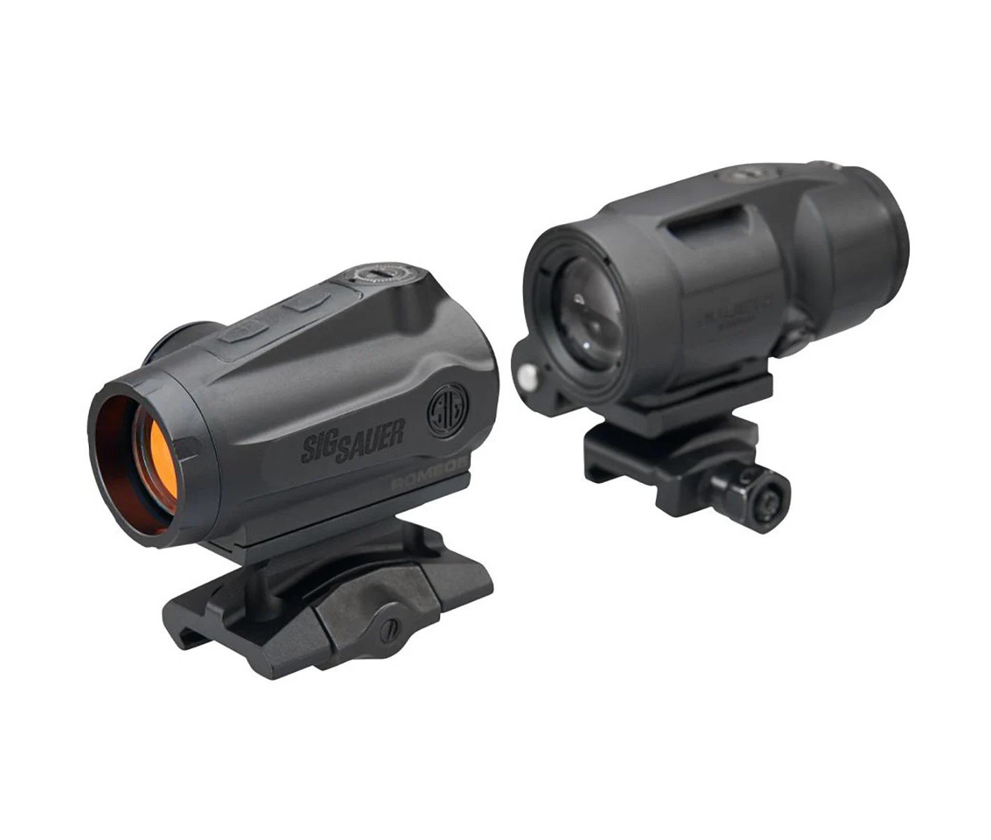 Sig Sauer Romeo5 Gen II with Juliet3 Micro 1x red dot and 3x magnifier
