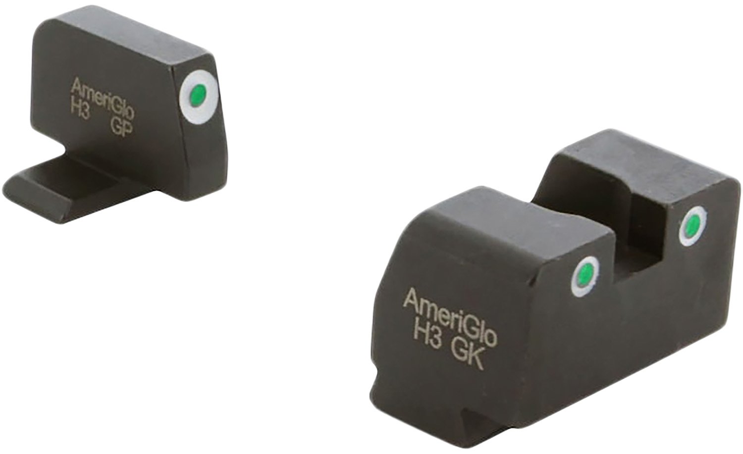 AmeriGlo XD181 optic compatible 3-dot tritium sight set front and rear