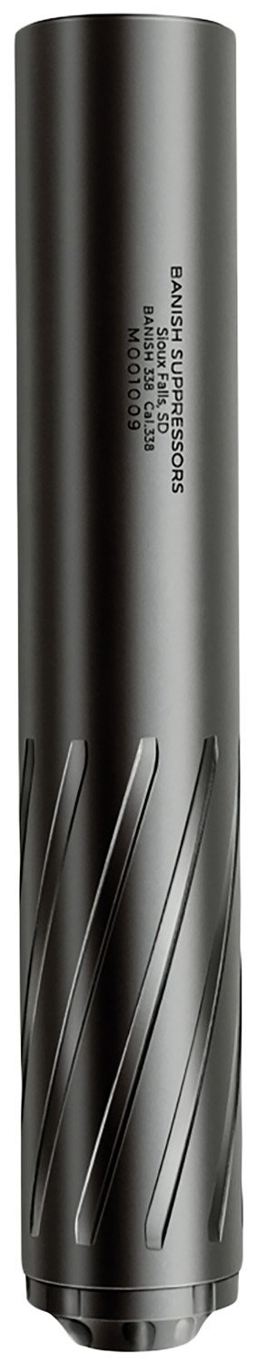 Banish 338 suppressor .338 Cal 5/8x24 9.1in