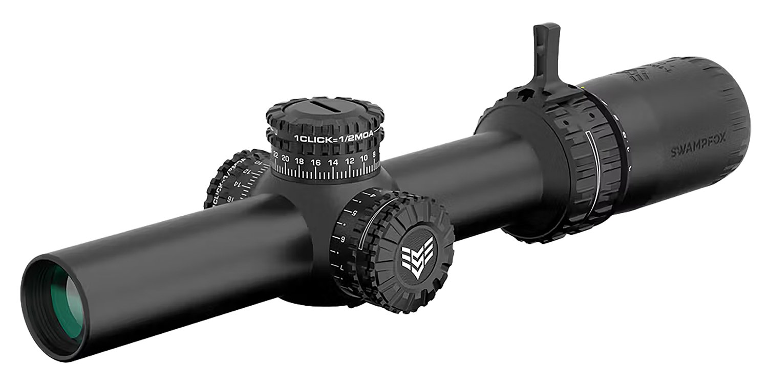 Swampfox Optics ARH16241-GM Arrowhead Black 1-6x24mm 30mm Tube Guerrilla Dot MOA Green Reticle