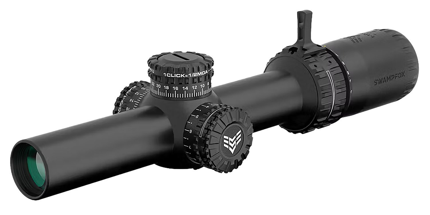 Swampfox Optics ARH18241-B Arrowhead  Black 1-8x24mm 30mm Tube Guerrilla Dot BDC Reticle