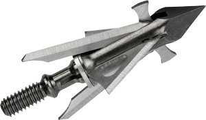 MUZZY BROADHEAD TROCAR HYBRID - 100GR 4-BLADE 1 5/8" CUT 3PK - Image 2